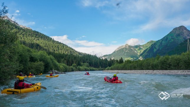 Packrafting Tirol 2017 © Land Water Adventures