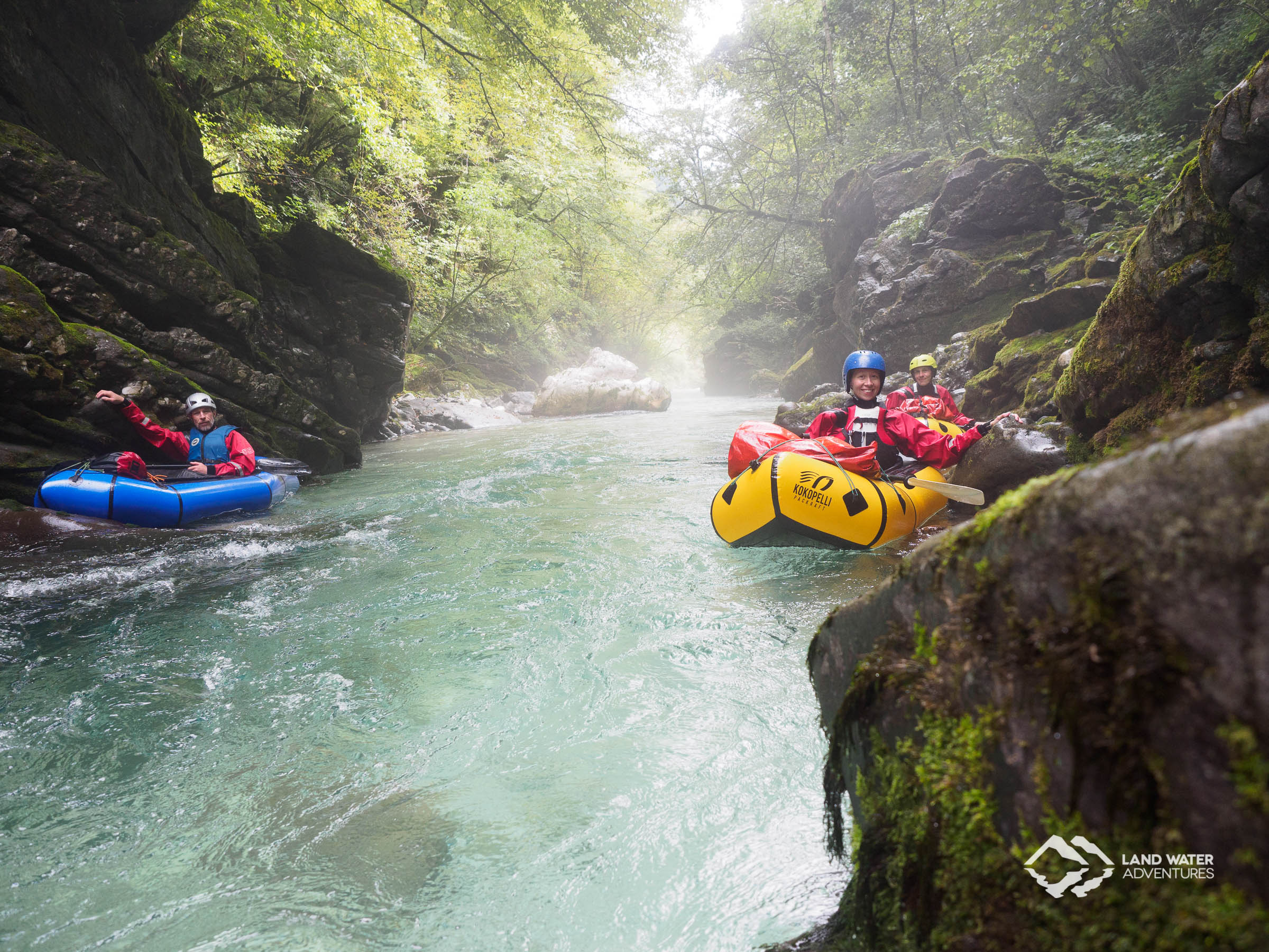 Stimmung nach dem Regen auf der Koritnica © Land Water Adventures