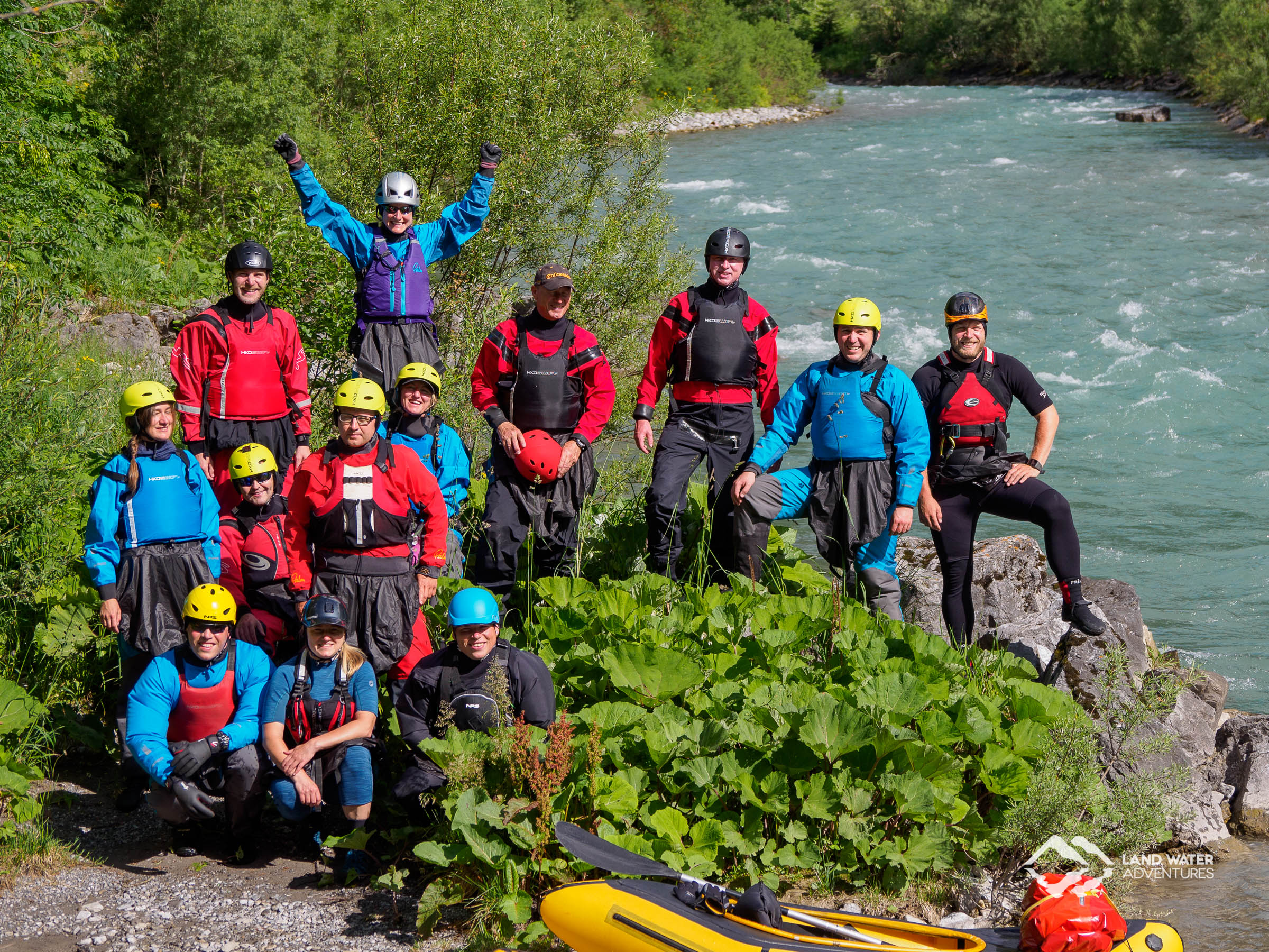 Land Water Adventures Crew at Isar © Land Water Adventures