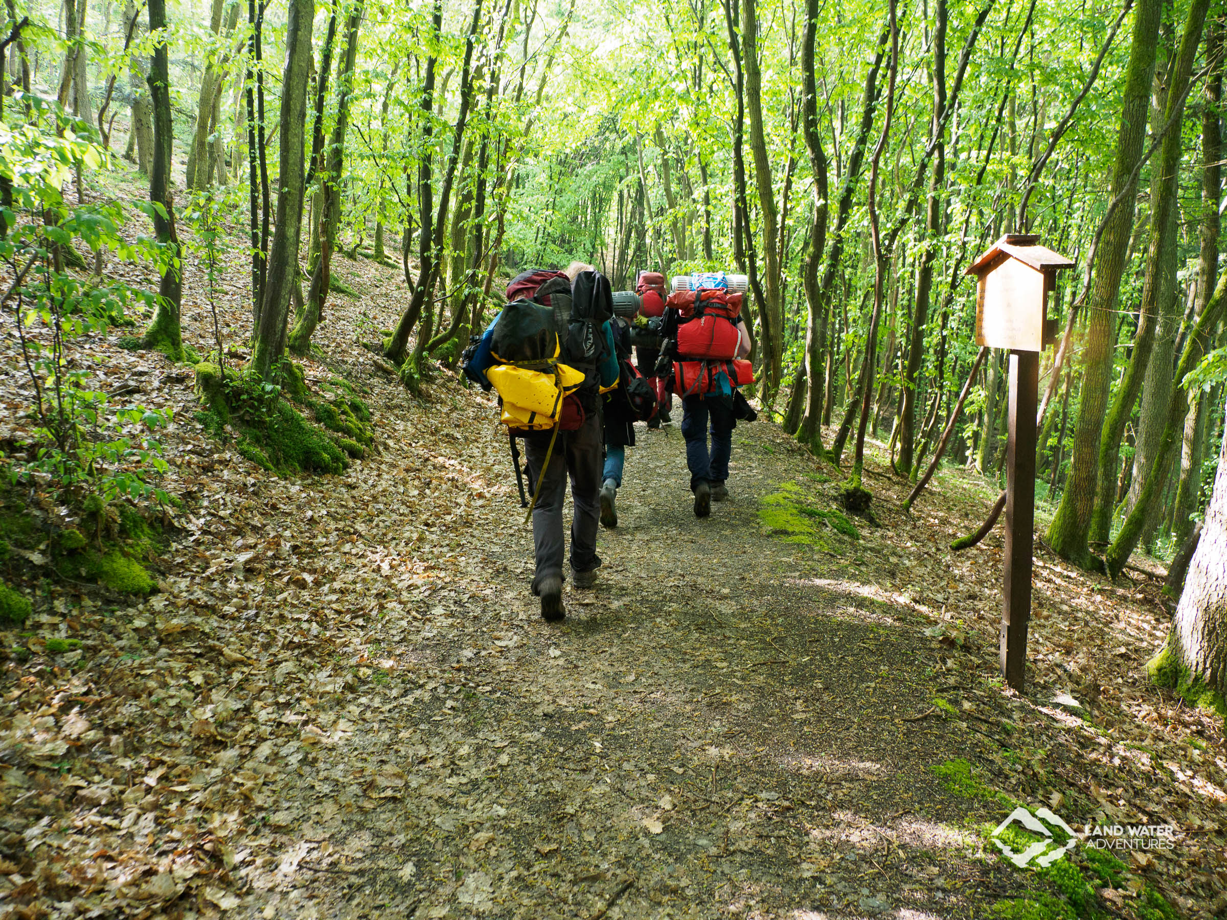 Mit Packraft auf dem Soonwaldsteig © Land Water Adventures