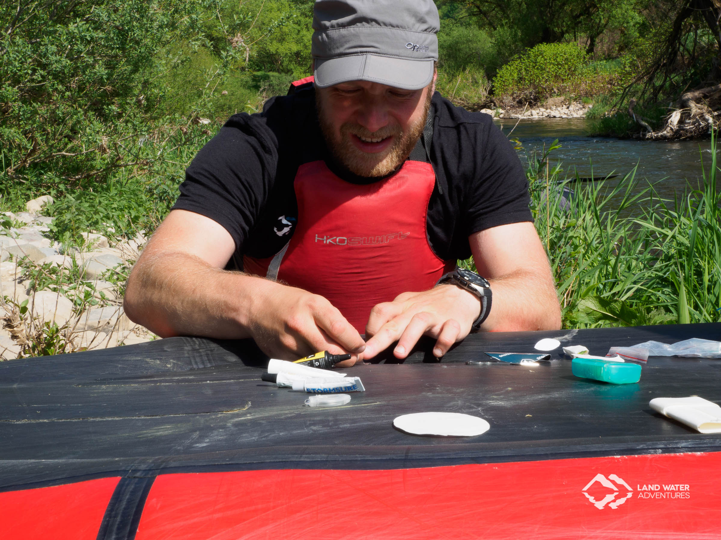 Reparaturworkshop an der Nahe 2018 © Land Water Adventures