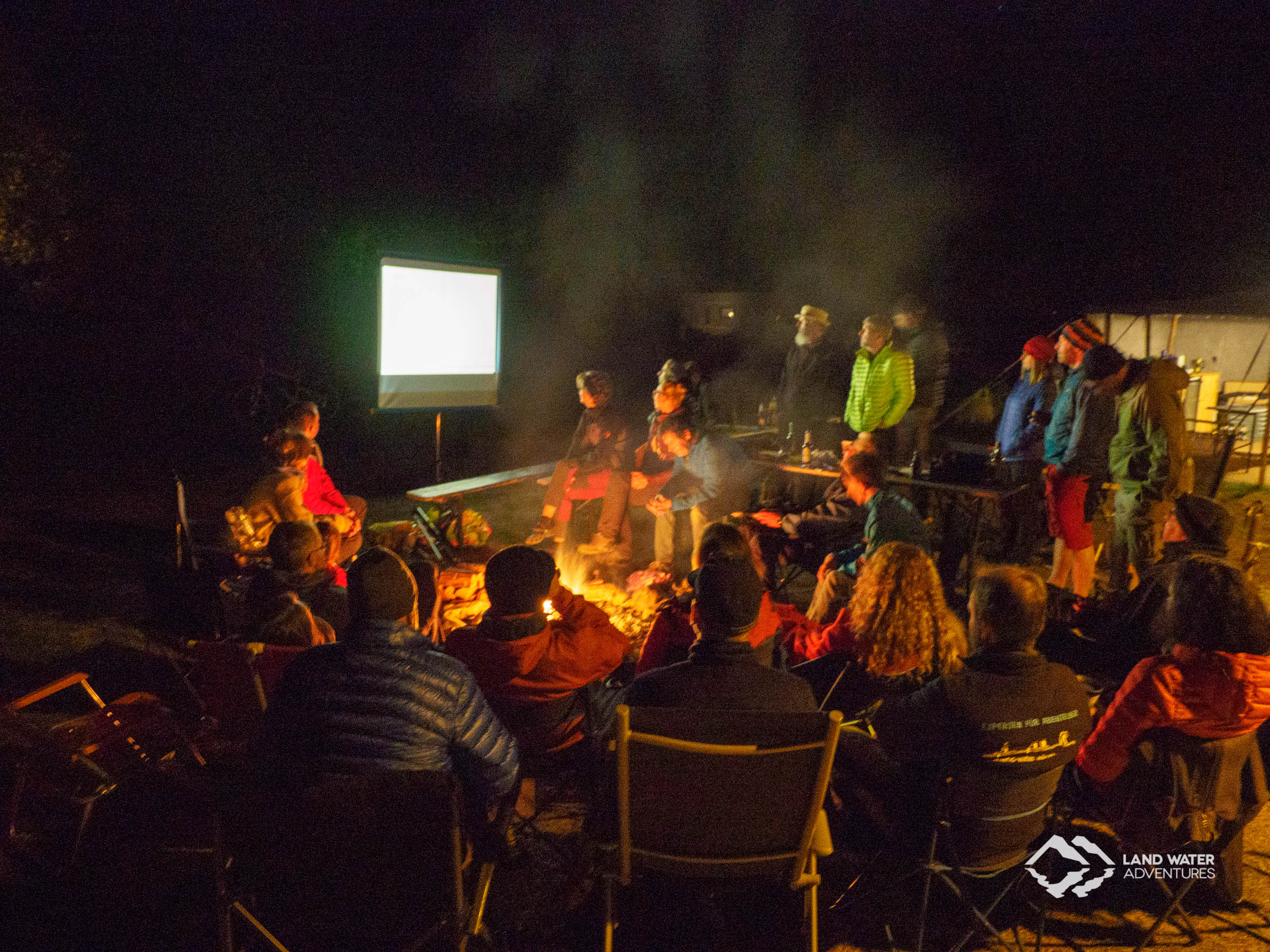 Lagerfeuerabend Saisonabschluss 2018 © Land Water Adventures