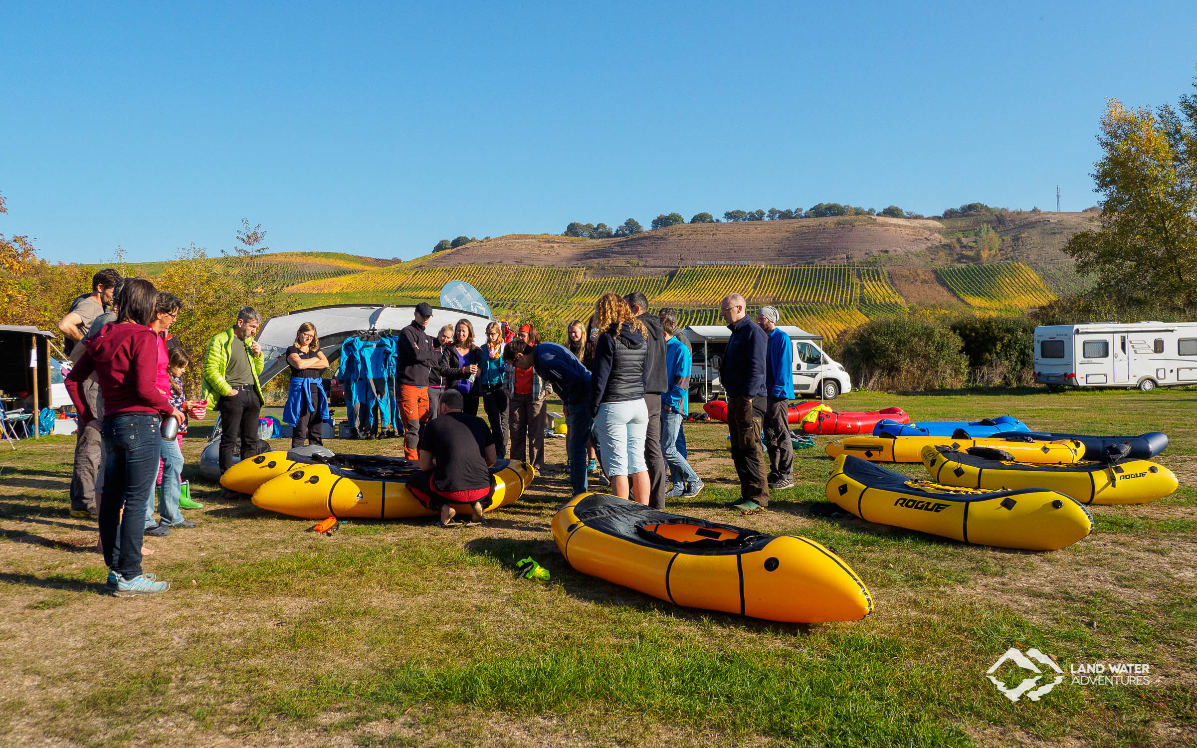 Wiesenpaddeln Saisonabschluss an der Nahe © Land Water Adventures