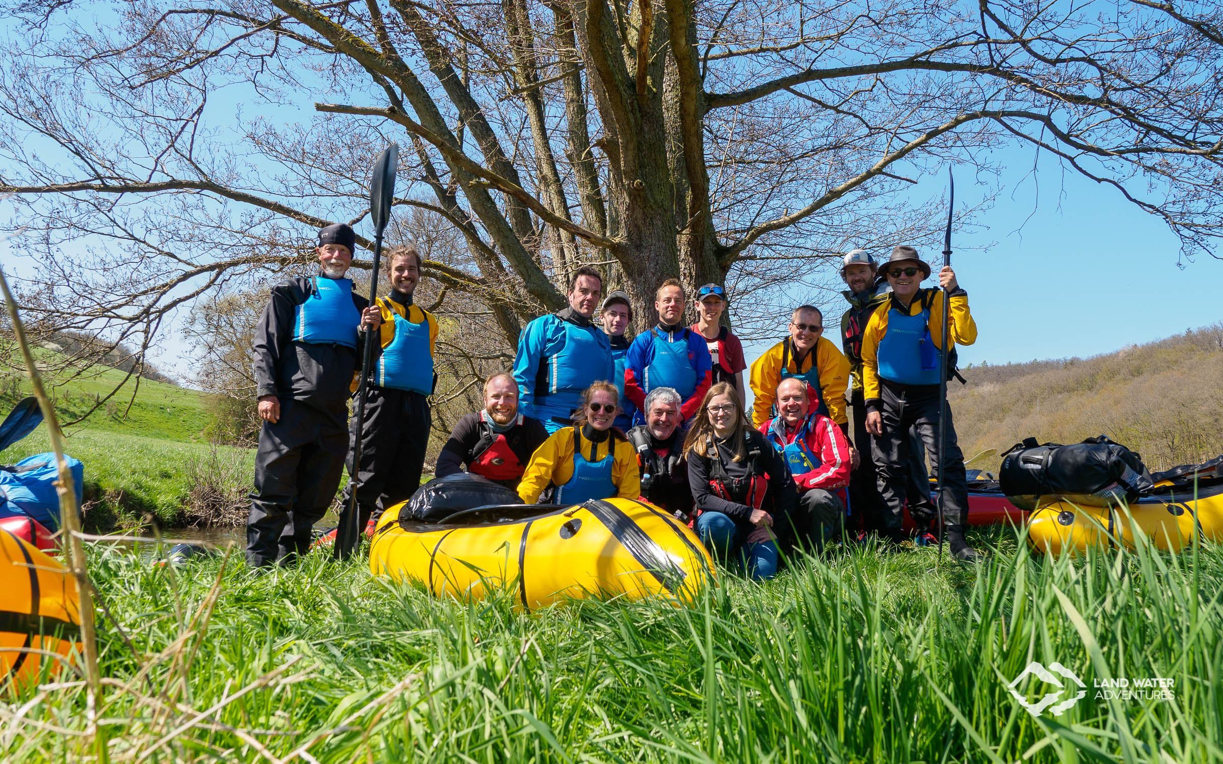 Hunsrück Tour 3 2019 die Teilnehmer © Land Water Adventures