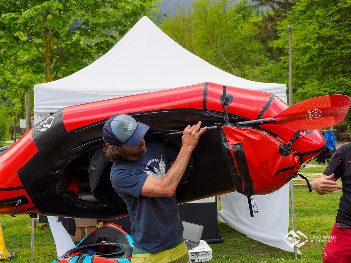 Packsystem Workshop beim European Packrafting Meet-up 2019 © Land Water Adventures