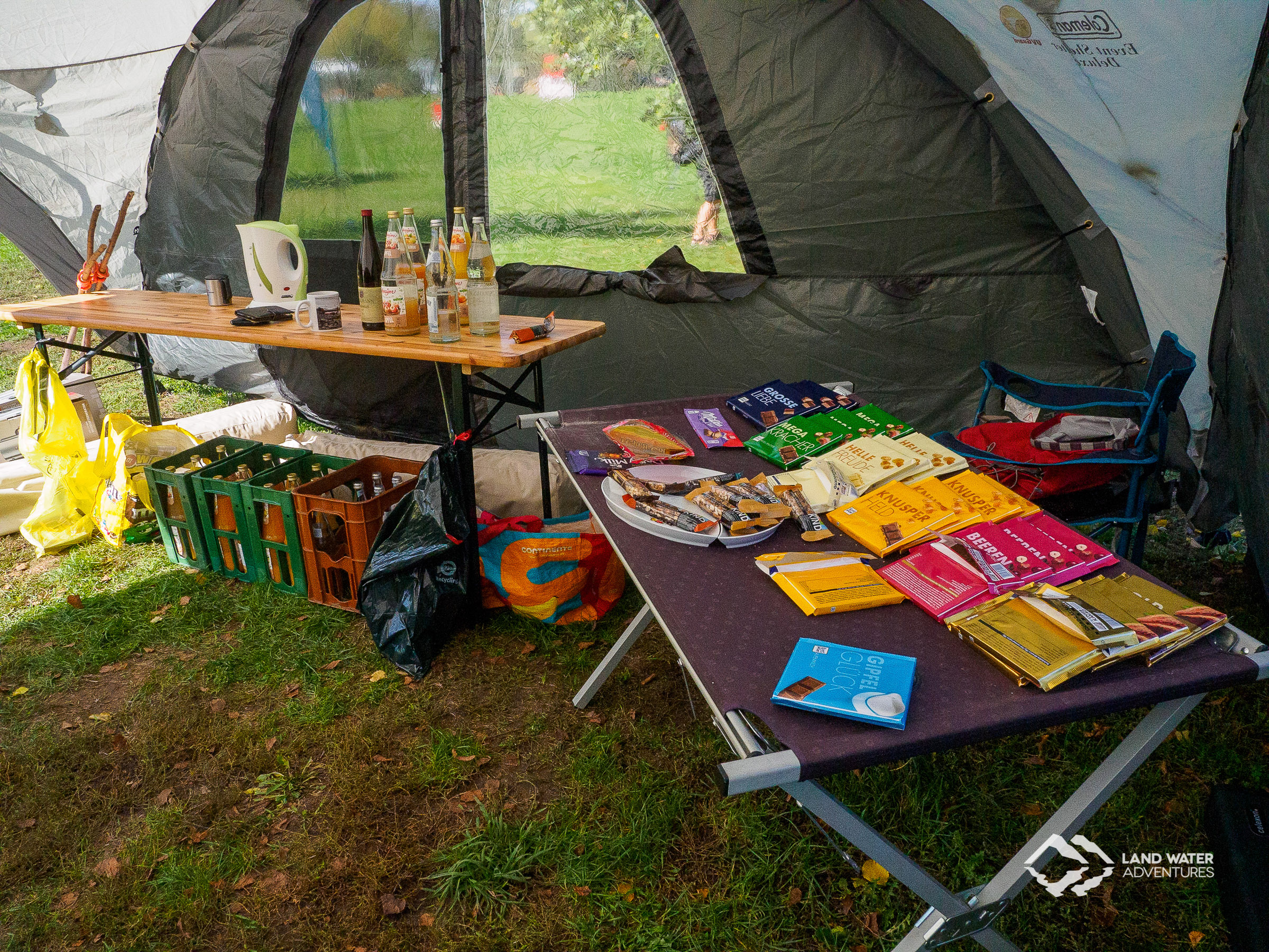 Schokobüffet Saisonabschluss 2019 © Land Water Adventures