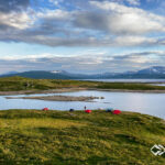 Packraft Camp auf Expedition Norwegen