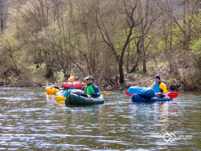 Packrafts unterwegs auf der Nahe