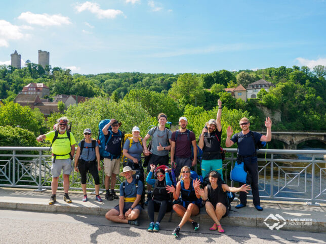 Die Crew unserer Pilot Tagestour auf der Saale im Mai 2022