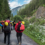 Wanderung zum Packrafting in Tirol © Land Water Adventures