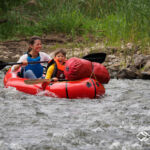 Packrafting mit Kinder an der Nahe © Land Water Adventures
