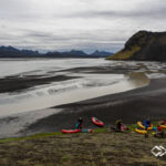 Getting the packrafts ready on Iceland © Land Water Adventures