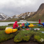 Packrafting-Pausenspot auf Island © Land Water Adventures