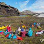 Pausencamp auf Packrafting-Expedition Island © Land Water Adventures