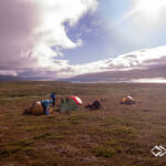 Camp in der schwedischen Tundra © Land Water Adventures