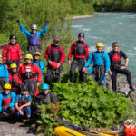 Einstieg zum Lech beim <a style="color: white;text-decoration: underline" href="https://www.land-water-blog.de/tirol-2018/" target="_blank" rel="noopener">Advanced Wildwasser Kurs in Tirol</a> Tirol Wildwasser 2018 © Land Water Adventures