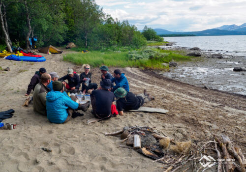 Camp am Strand, Sylan © Land Water Adventures